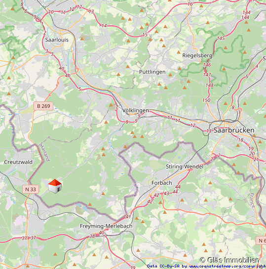Wohnlage Einfamilienhaus V�lklingen / Lauterbach