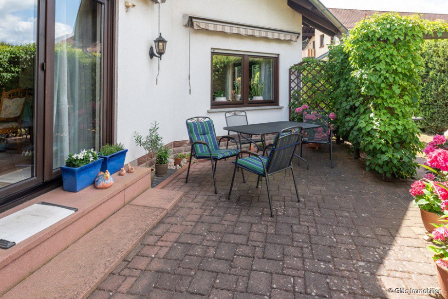 Terrasse vor Esszimmer Einfamilienhaus V�lklingen