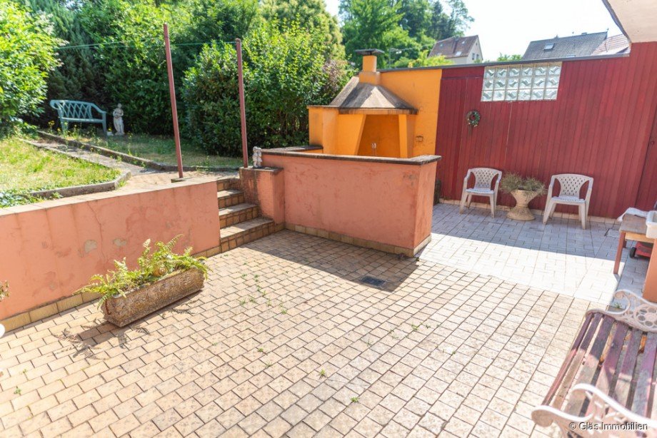 Terrasse Zweifamilienhaus Bous