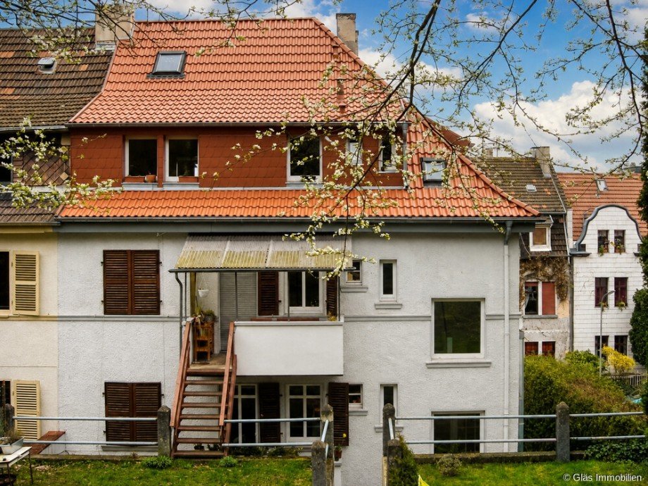 R�ckansicht Mehrfamilienhaus Saarbr�cken