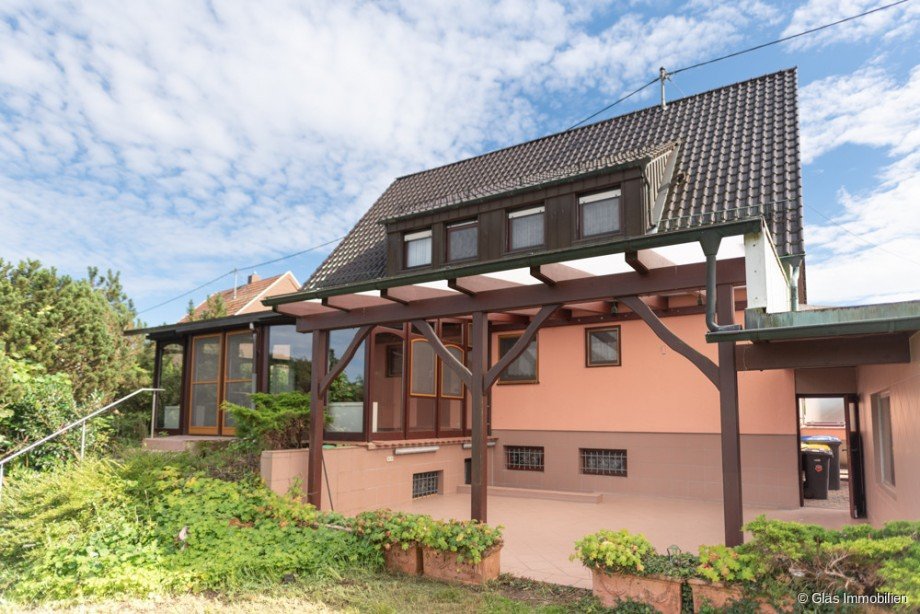 R�ckansicht Einfamilienhaus V�lklingen