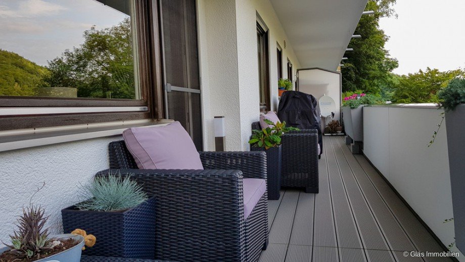 Balkon Erdgeschosswohnung Saarbr�cken
