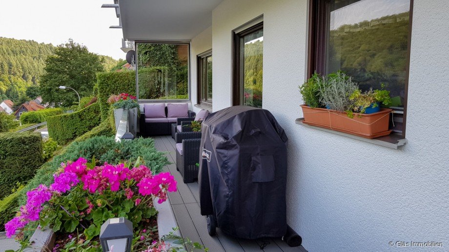 Balkon Erdgeschosswohnung Saarbr�cken