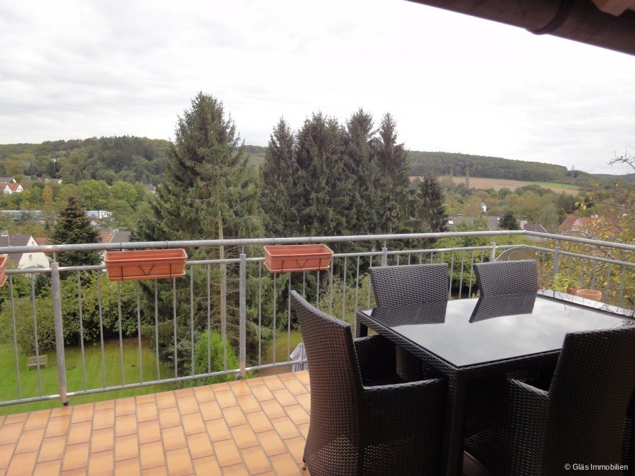 Balkon nach S�dwesten Maisonettewohnung V�lklingen