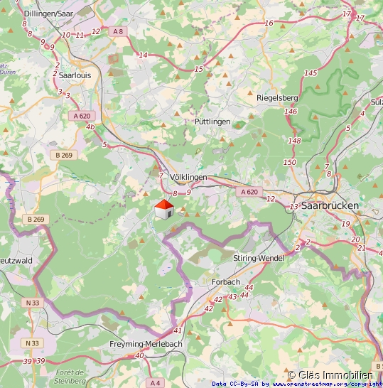 Verkehrsg�nstige Wohnlage Einfamilienhaus V�lklingen
