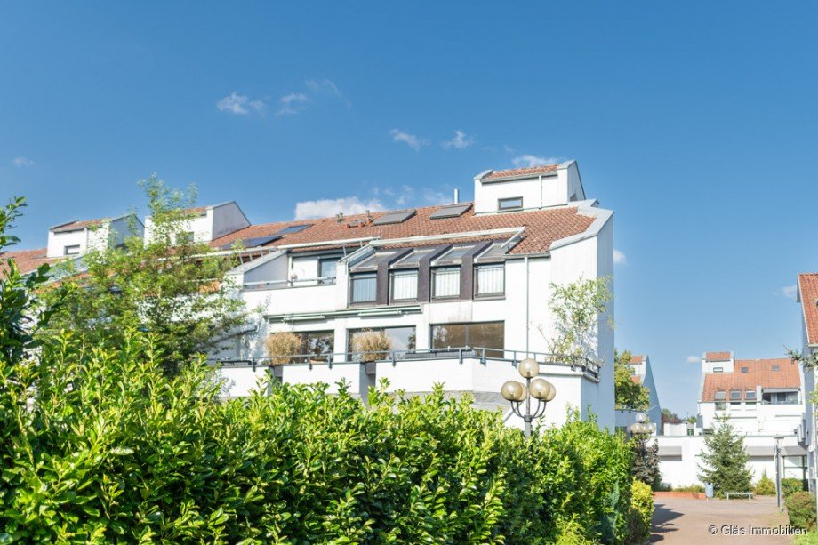 R�ckansicht Maisonettewohnung Saarlouis