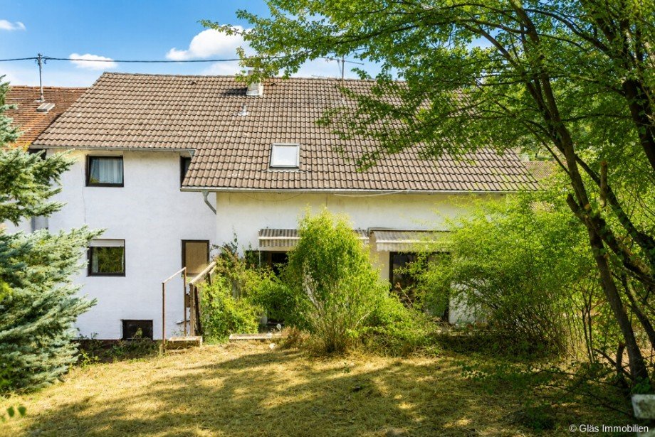 R�ckansicht Zweifamilienhaus Gro�rosseln / Karlsbrunn