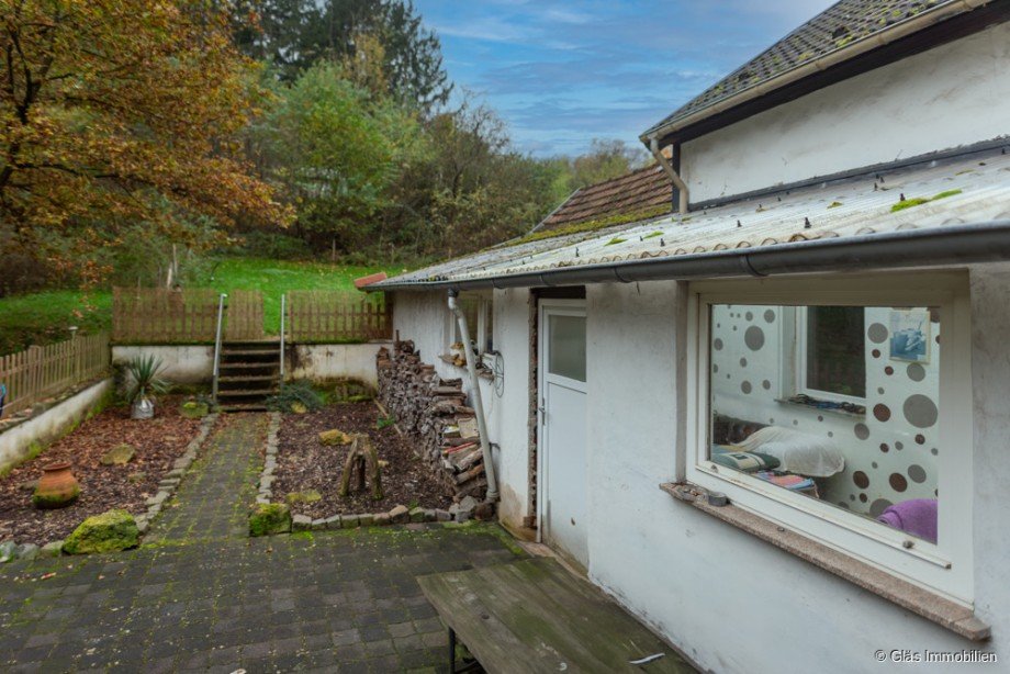 Terrasse vor Wintergarten Einfamilienhaus V�lklingen / Lauterbach