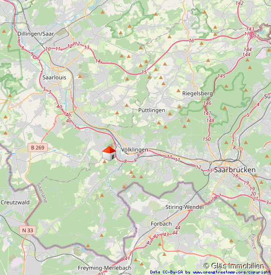 Verkehrsg�nstige Wohnlage Einfamilienhaus V�lklingen