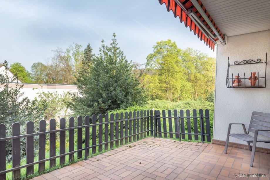 Terrasse mit Abendsonne Zweifamilienhaus Wallerfangen