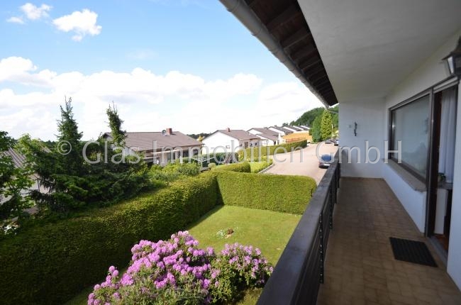 Balkon mit Abendsonne Einfamilienhaus Gro�rosseln