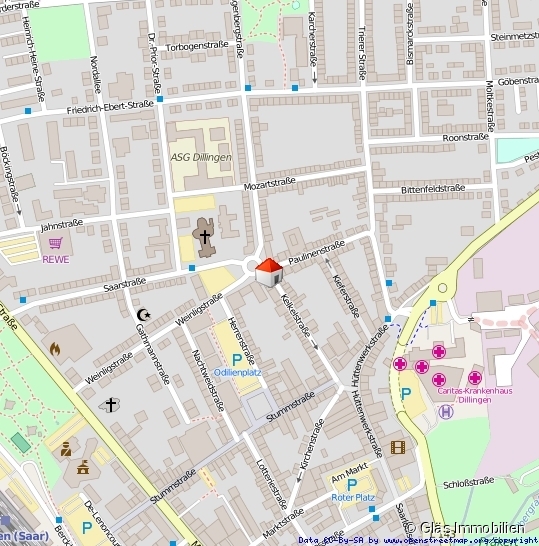 Zentrale Gesch�ftslage Haus Dillingen/Saar