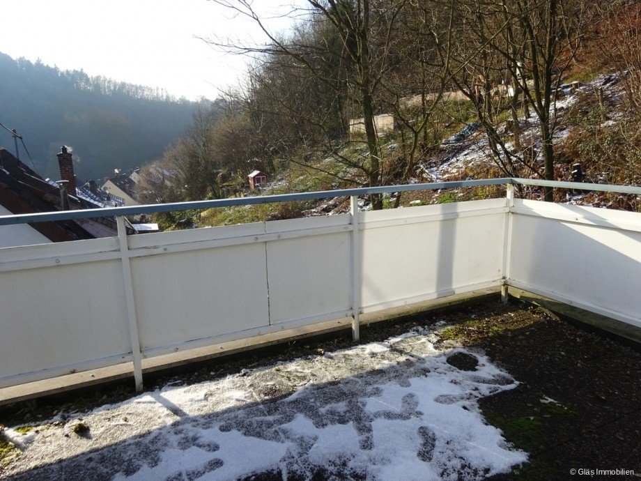 Balkon mit Fernsicht Penthousewohnung Saarbr�cken